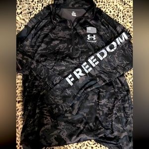 Under Armour Freedom Collection Camo 1/4 zip Long sleeve